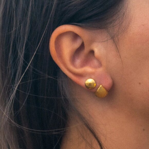 Swim In Jewelry - Beachcomber Stud Earrings - Picture 4 of 4